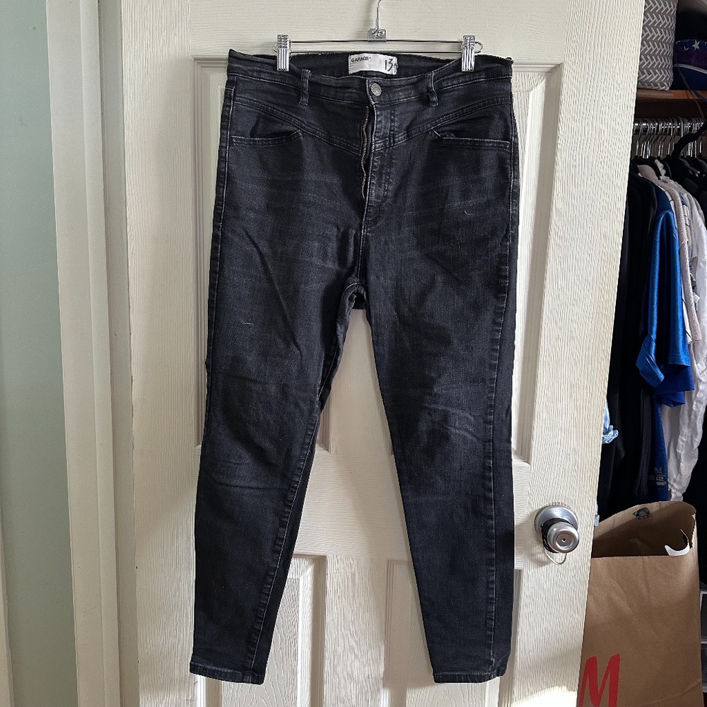 Garage High-rise skinny jeans